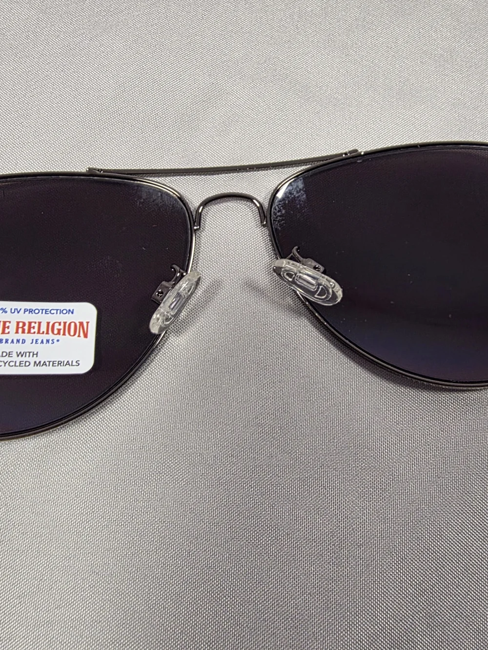 True Religion Sunglasses 100% UV Protection Wite Frame